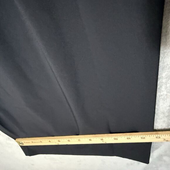 Athleta Brooklyn Heights Pants Size 6 Black High Rise Pleated Wide Leg Trousers - Picture 7 of 9